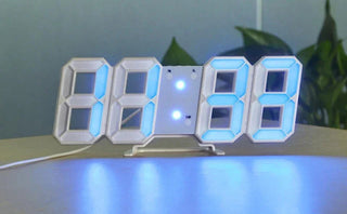 Digital Desk Daily Aesthetic LED Light Alarm Clock Home Decor by The Kawaii Shoppu | The Kawaii Shoppu