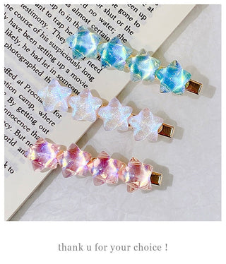 Dreamy Cute Star Hairpin Hair Accessories by The Kawaii Shoppu | The Kawaii Shoppu