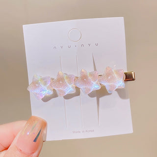 Dreamy Cute Star Hairpin Pearl Hair Accessories by The Kawaii Shoppu | The Kawaii Shoppu