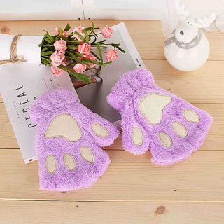 Fluffy Cat Paw Gloves Fashion The Kawaii Shoppu