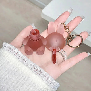 Gege Bear Frosty Bunny Lipgloss Matte Velvet Lip Clay makeup by The Kawaii Shoppu | The Kawaii Shoppu