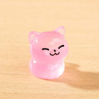 Glow in the Dark Lucky Kitten Figurine Toy by The Kawaii Shoppu | The Kawaii Shoppu