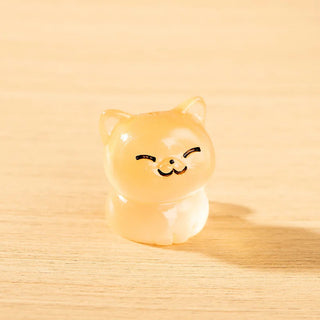 Glow in the Dark Lucky Kitten Figurine Toy by The Kawaii Shoppu | The Kawaii Shoppu