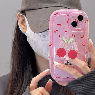 Good Cherry Bubble iPhone 7-14 Case Phone Cases & Covers by The Kawaii Shoppu | The Kawaii Shoppu