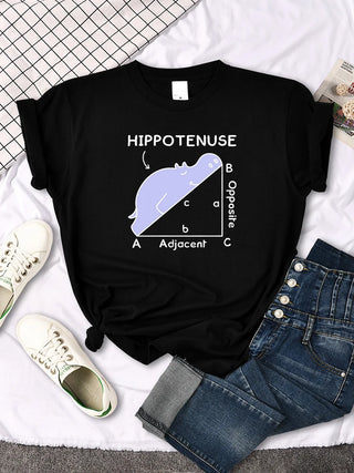 Hippotenuse Cute Maths Geek T-Shirt