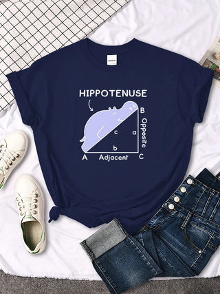 Hippotenuse Cute Maths Geek T-Shirt