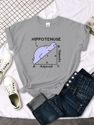 Hippotenuse Cute Maths Geek T-Shirt