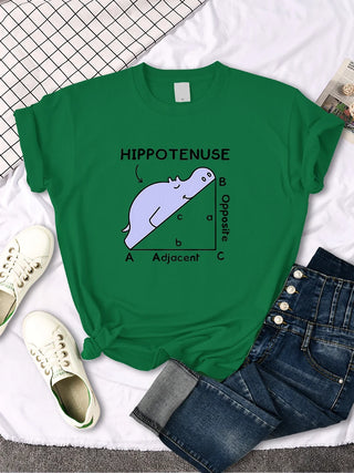 Hippotenuse Cute Maths Geek T-Shirt
