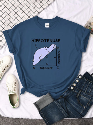 Hippotenuse Cute Maths Geek T-Shirt