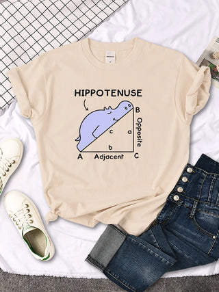 Hippotenuse Cute Maths Geek T-Shirt