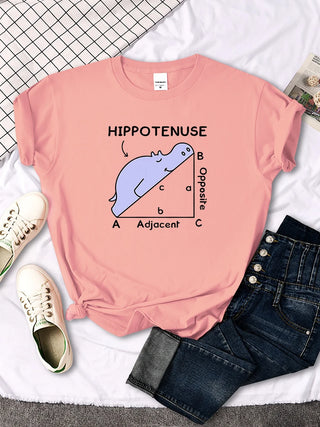 Hippotenuse Cute Maths Geek T-Shirt