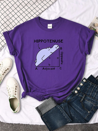 Hippotenuse Cute Maths Geek T-Shirt
