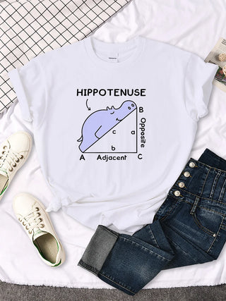 Hippotenuse Cute Maths Geek T-Shirt
