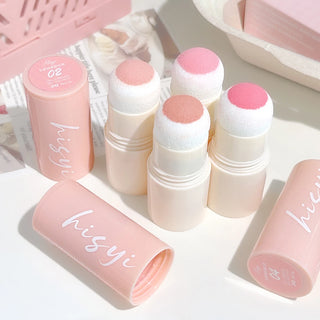 HISYI Cloud Velvet Blush Stick – Matte Finish Cream Blusher