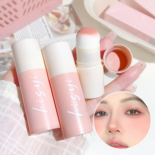 HISYI Cloud Velvet Blush Stick – Matte Finish Cream Blusher