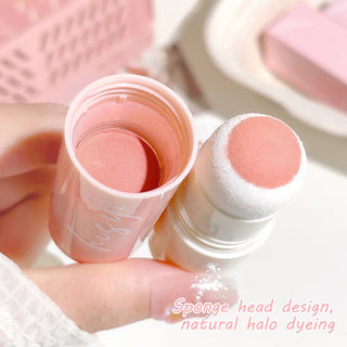 HISYI Cloud Velvet Blush Stick – Matte Finish Cream Blusher