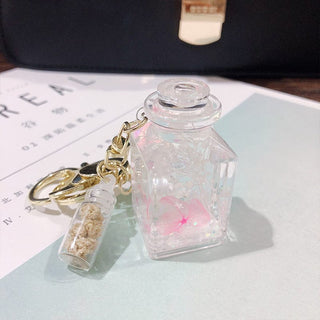 Immortal Flower Liquid Bottle Keychain Toy The Kawaii Shoppu