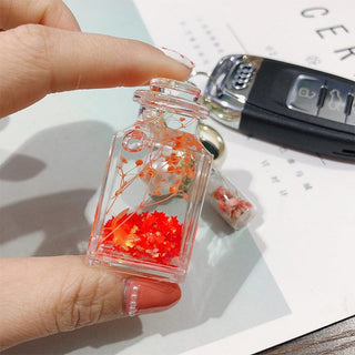 Immortal Flower Liquid Bottle Keychain Toy The Kawaii Shoppu