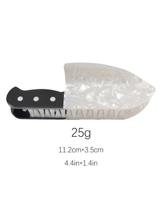 Joke Knife Halloween Hair Clip