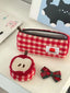 Red Apple - pencil bag and purse