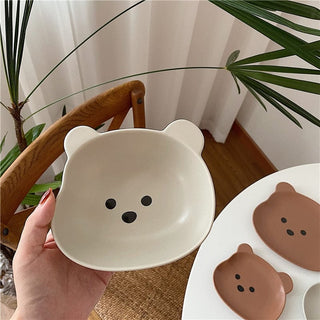 Kawaii Bear Bowl Plate Decor The Kawaii Shoppu