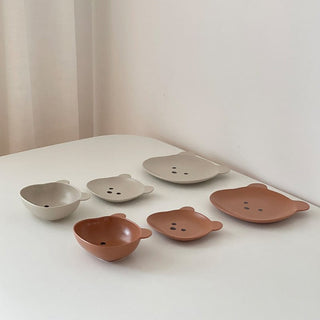 Kawaii Bear Bowl Plate Decor The Kawaii Shoppu