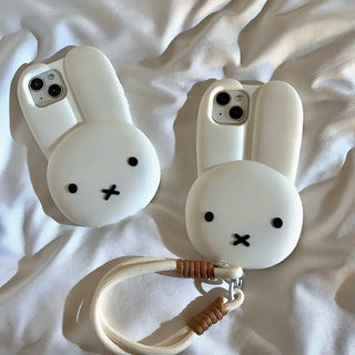 Kawaii Bunny iPhone 11/12/13/14/15/16 Pro Max Case