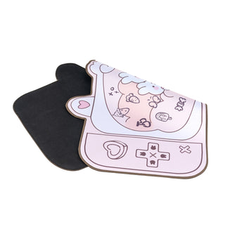Kawaii Bunny Land Pink Desk Mat Mouse Pad Home Decor by The Kawaii Shoppu | The Kawaii Shoppu