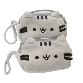 Kawaii Cat Pencil Case Soft Plush Pencil Pouch