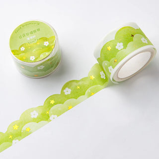 Kawaii Cloud Washi Tape – Korean Style Stationery for Journals & DIY
