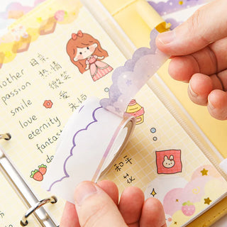 Kawaii Cloud Washi Tape – Korean Style Stationery for Journals & DIY