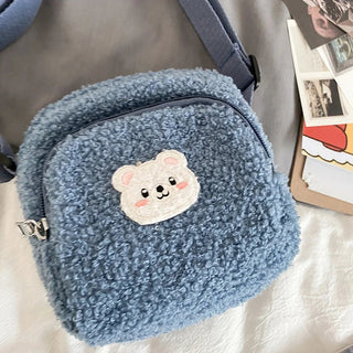 Kawaii Cute Bear Plush Shoulder Bag Bag by The Kawaii Shoppu | The Kawaii Shoppu