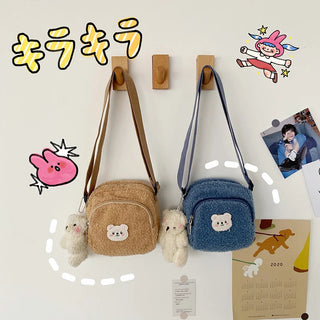 Kawaii Cute Bear Plush Shoulder Bag Bag by The Kawaii Shoppu | The Kawaii Shoppu