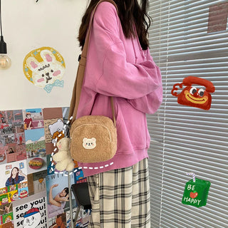 Kawaii Cute Bear Plush Shoulder Bag Bag by The Kawaii Shoppu | The Kawaii Shoppu