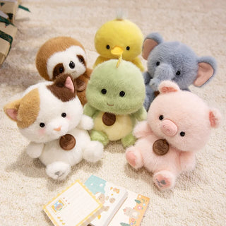 Kawaii Cute Sitting Animal Plush