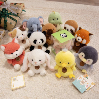 Kawaii Cute Sitting Animal Plush
