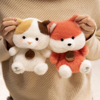 Kawaii Cute Sitting Animal Plush