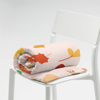 Kawaii Fall Throw Blanket by The Kawaii Shoppu | The Kawaii Shoppu
