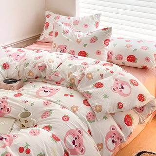 Kawaii Floral Bed Linen Set