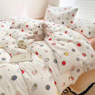 Kawaii Floral Bed Linen Set