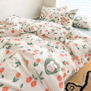 Kawaii Floral Bed Linen Set