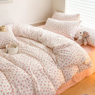 Kawaii Floral Bed Linen Set
