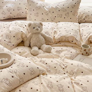 Kawaii Floral Bed Linen Set