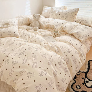 Kawaii Floral Bed Linen Set