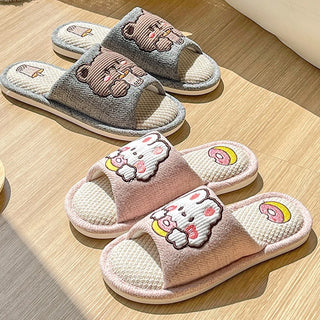Kawaii Friend Cute Home Summer Open Toe Slippers