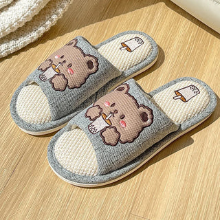 Kawaii Friend Cute Home Summer Open Toe Slippers
