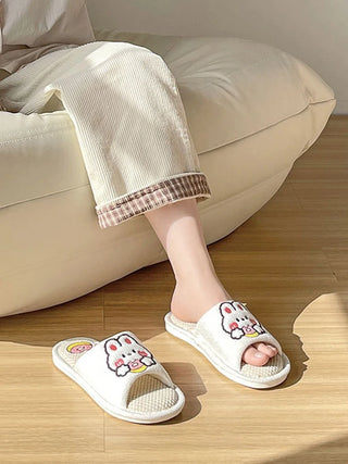 Kawaii Friend Cute Home Summer Open Toe Slippers
