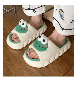 Kawaii Frog Women's Indoor Slippers – Soft, Comfy & Anti-Slip