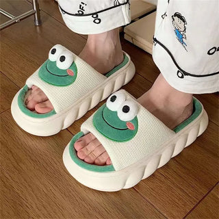 Kawaii Frog Women's Indoor Slippers – Soft, Comfy & Anti-Slip