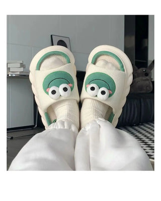Kawaii Frog Women's Indoor Slippers – Soft, Comfy & Anti-Slip